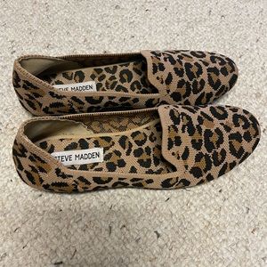 Leopard print flats Steve Madden